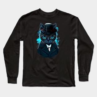 Detective cat Long Sleeve T-Shirt